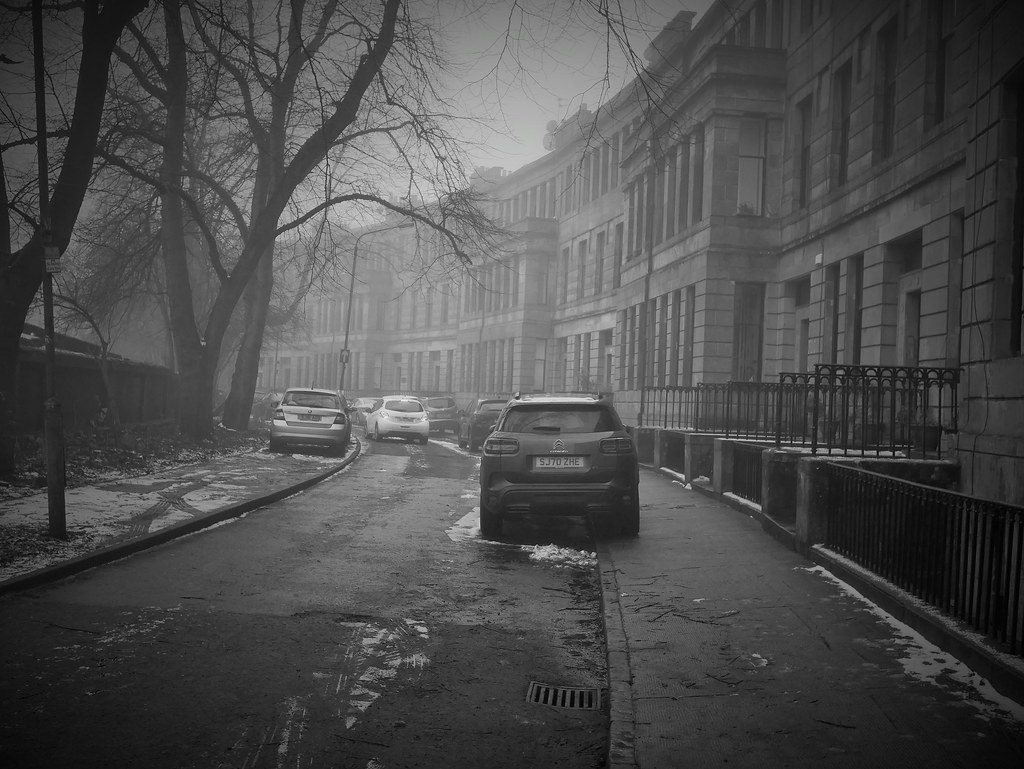 Walmer Cres, Glasgow in the Mist Cres Built by Alexander "… Flickr