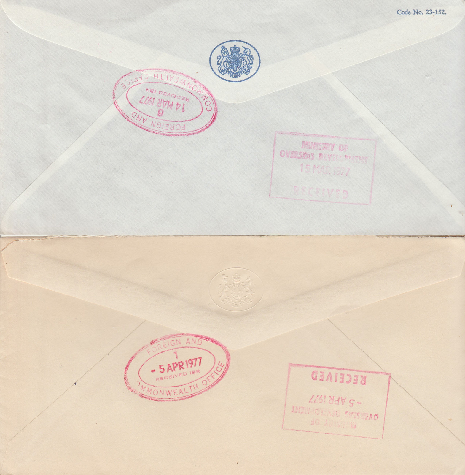 Great Britain Diplomatic mail The Stamp Forum (TSF)