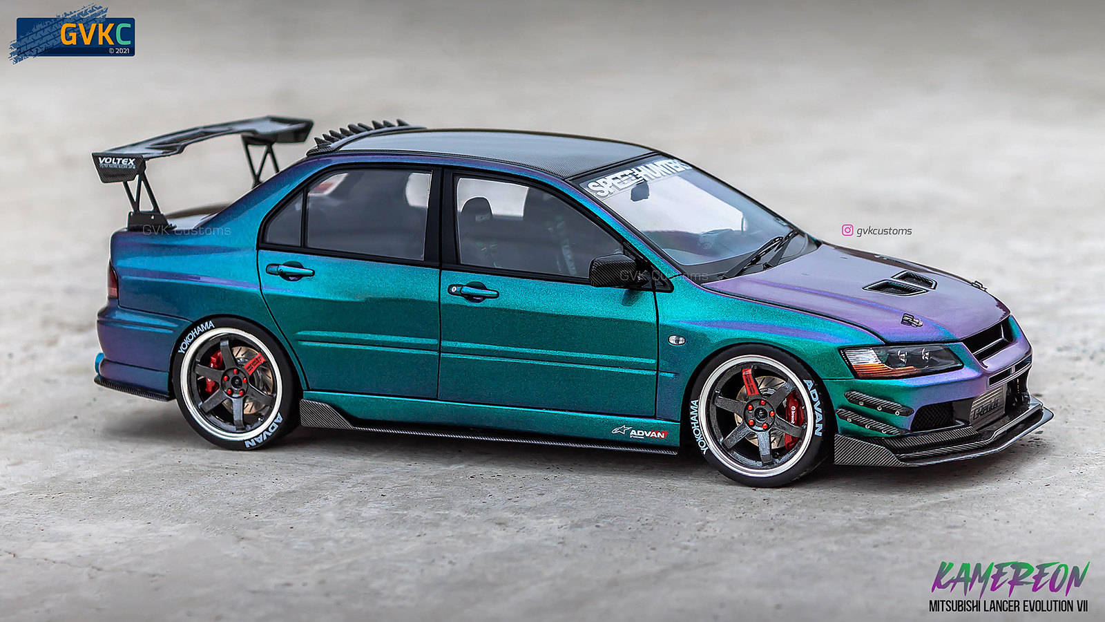 Mitsubishi Lancer Evolution 7 'Kamereon' (Custom) DiecastXchange Forum