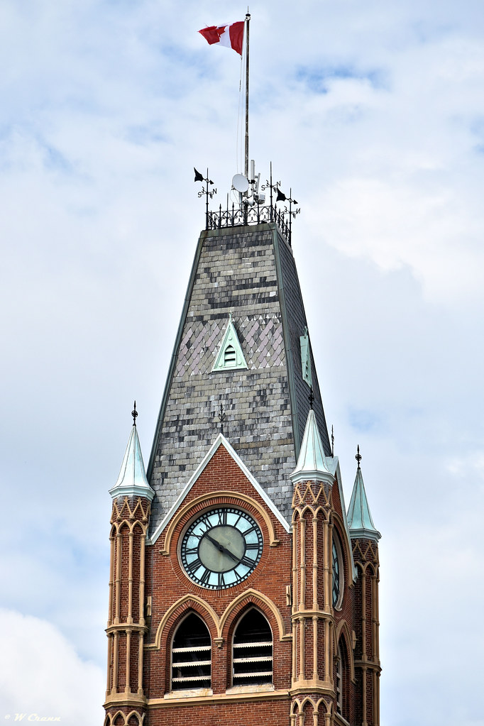 Belleville City Hall Tower Building bits spire Flickr