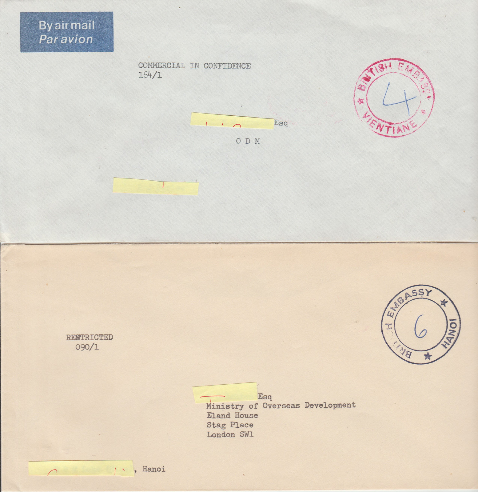 Great Britain Diplomatic mail The Stamp Forum (TSF)
