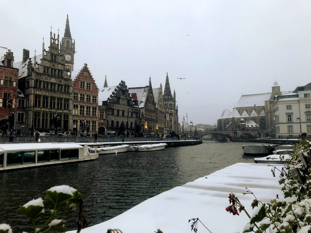 Snow in Ghent We finally had a day just a single day o… Flickr