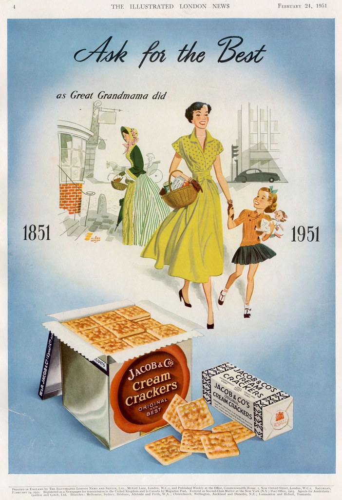 Jacob’s Biscuits Ask for the Best. 1851 1951 Phil Beard Flickr