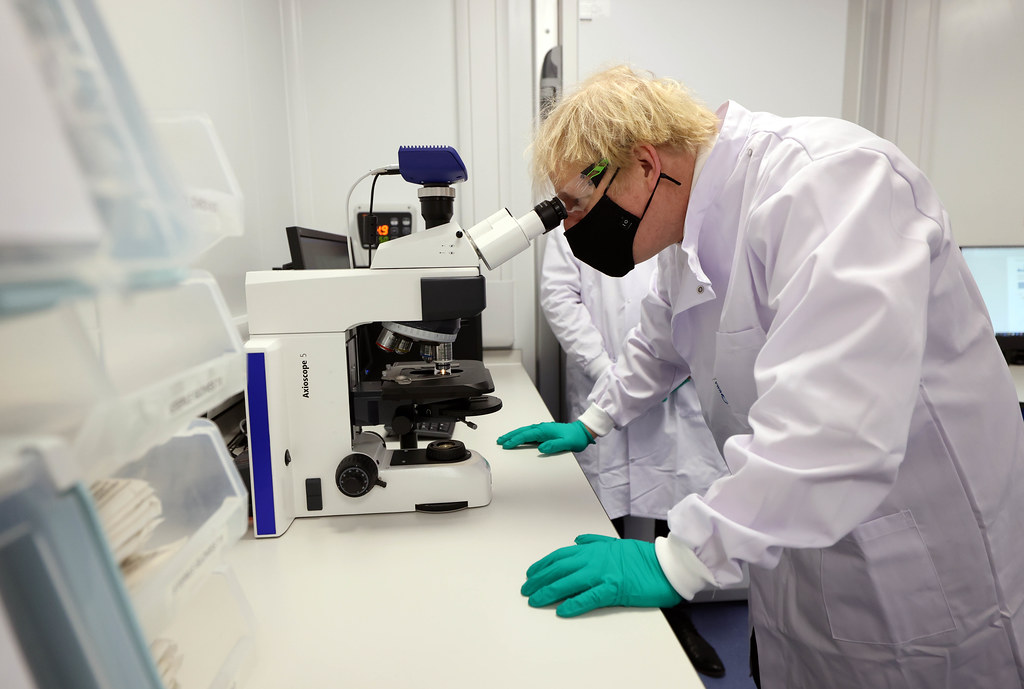 Boris Johnson visits Oxford Biomedica 18/01/2021. Oxford, … Flickr