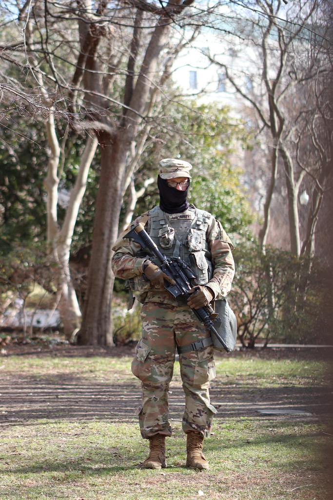 IMG_8042 NATIONAL GUARD at Senate Park along Louisiana Ave… Flickr