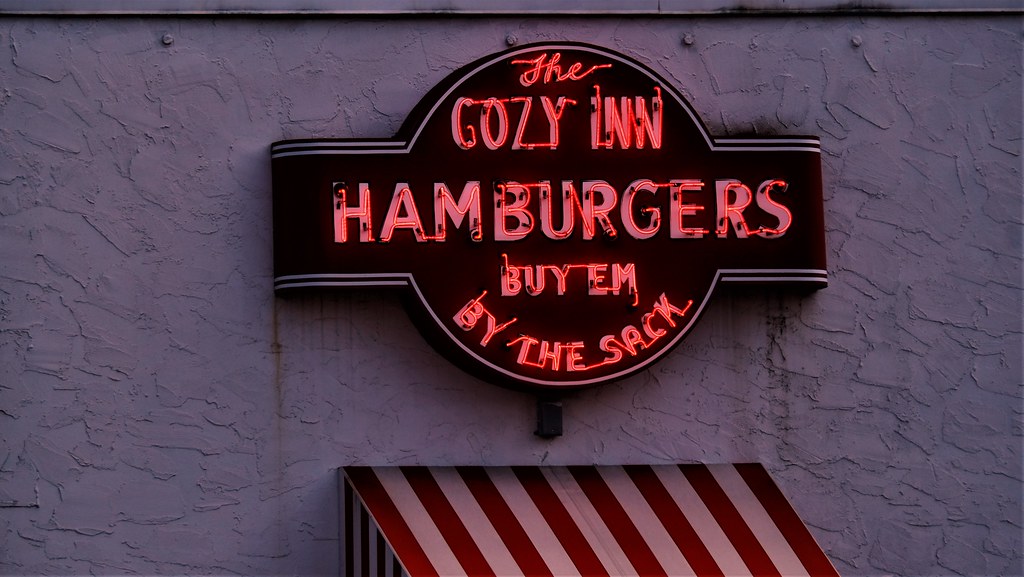 Cozy Inn Sign. Cozy Inn in Salina, Kansas, sells hamburger… Flickr