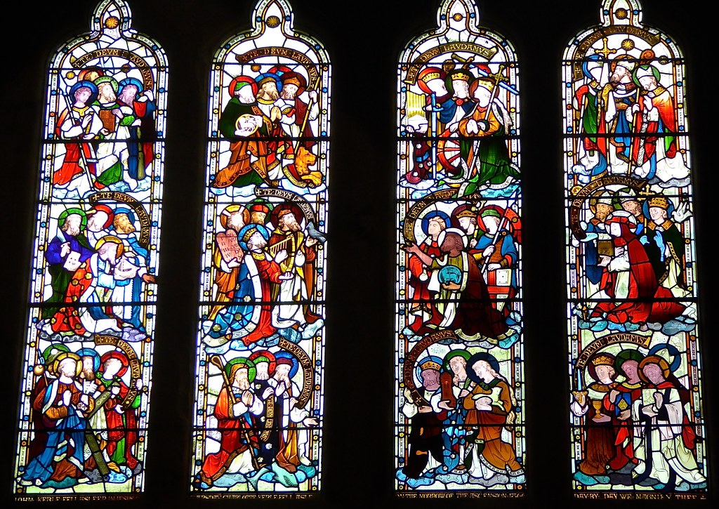 Bournemouth St Peter's Church Stained Glass Te Deum wi… Flickr