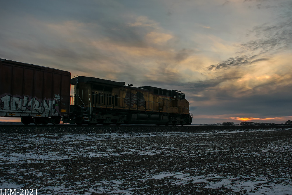 Wamego, Kansas East of Wamego, UP 6720 heads into the firs… Flickr
