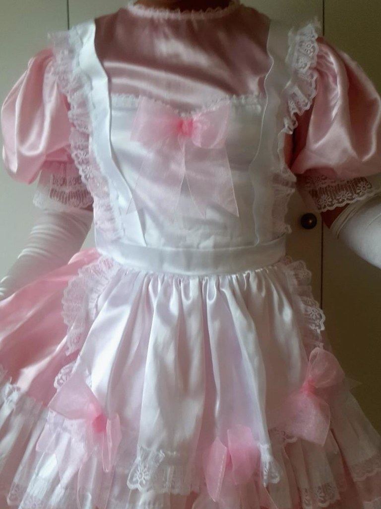 pink sissy dress satin frills cindy kit Flickr