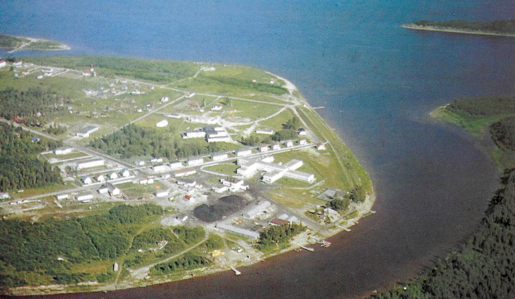 Postcard Showing Aerial View of Moose Factory Island, abou… Flickr