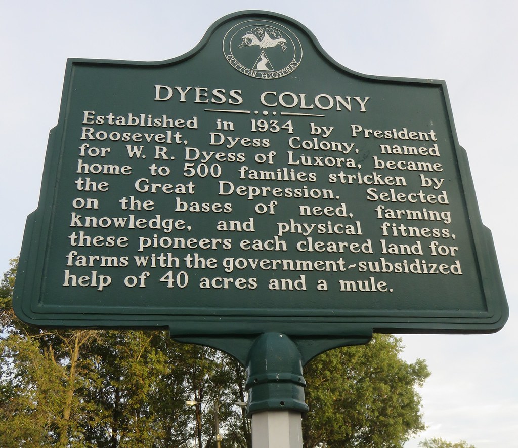 Dyess Colony Marker (Dyess, Arkansas) Dyess, Arkansas, ori… Flickr