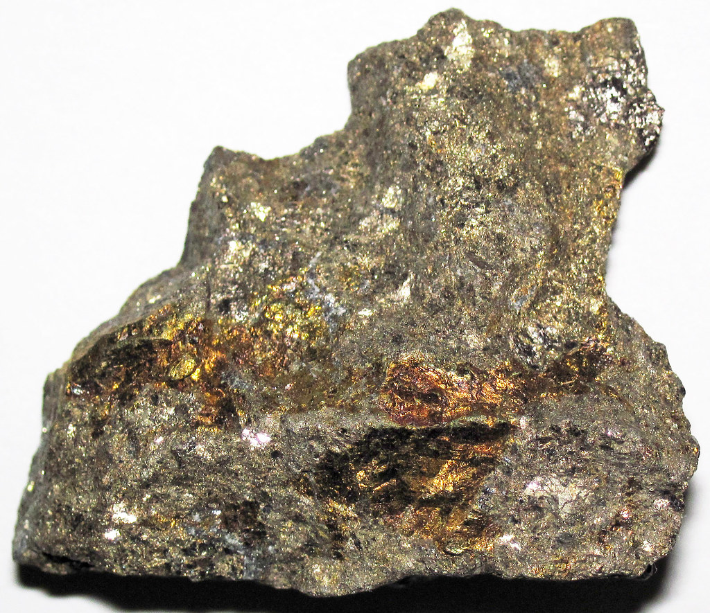 Massive PtPdrich sulfide (platinumpalladium ore) (JohnsManville