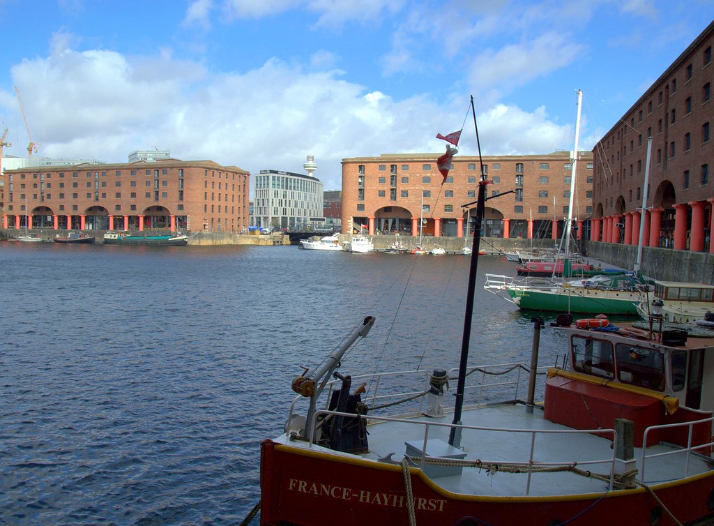 Inside Albert Docks at Liverpool a photo on Flickriver