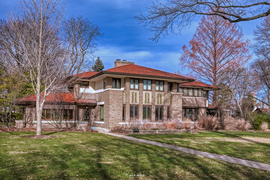1 Millikin Place, Robert Mueller House, Decatur, Illinois Flickr