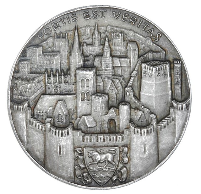 1912 Oxford Millenary Medal obverse Image courtesy David P… Flickr