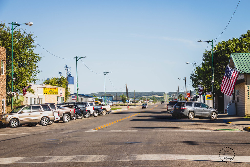 Downtown Bottineau, North Dakota The sweet little town of … Flickr