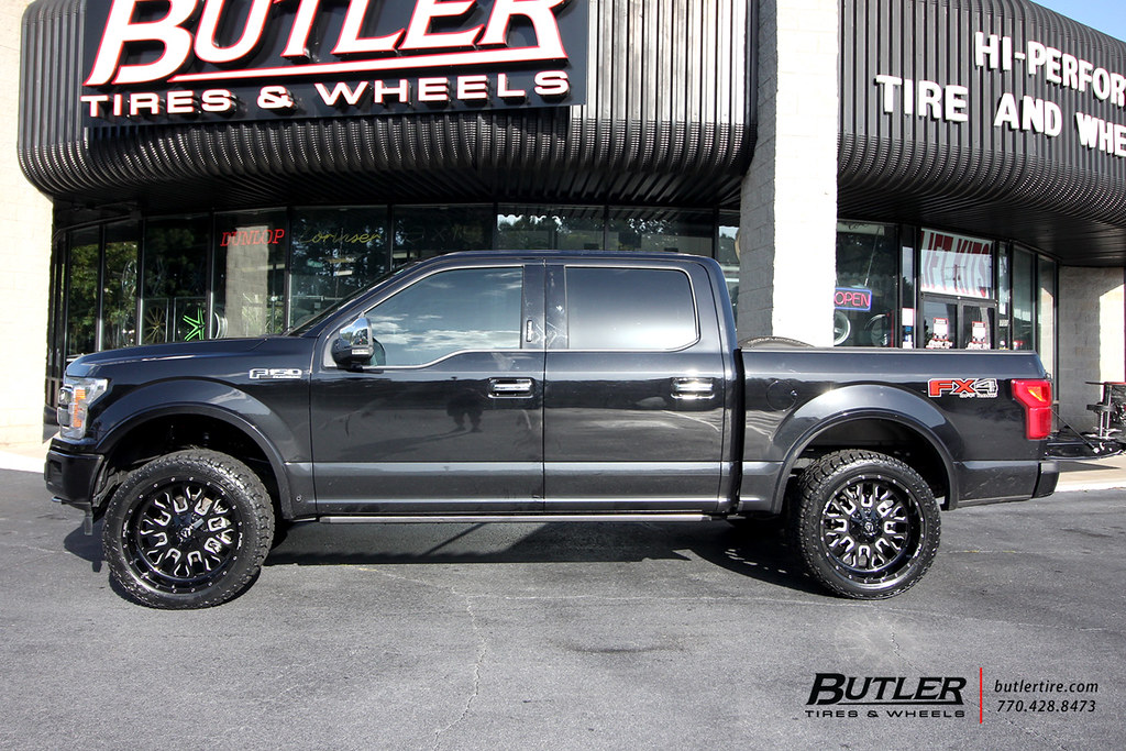 Ford F150 with 20in Fuel Stroke Wheels and Toyo Open Country ATII Tires