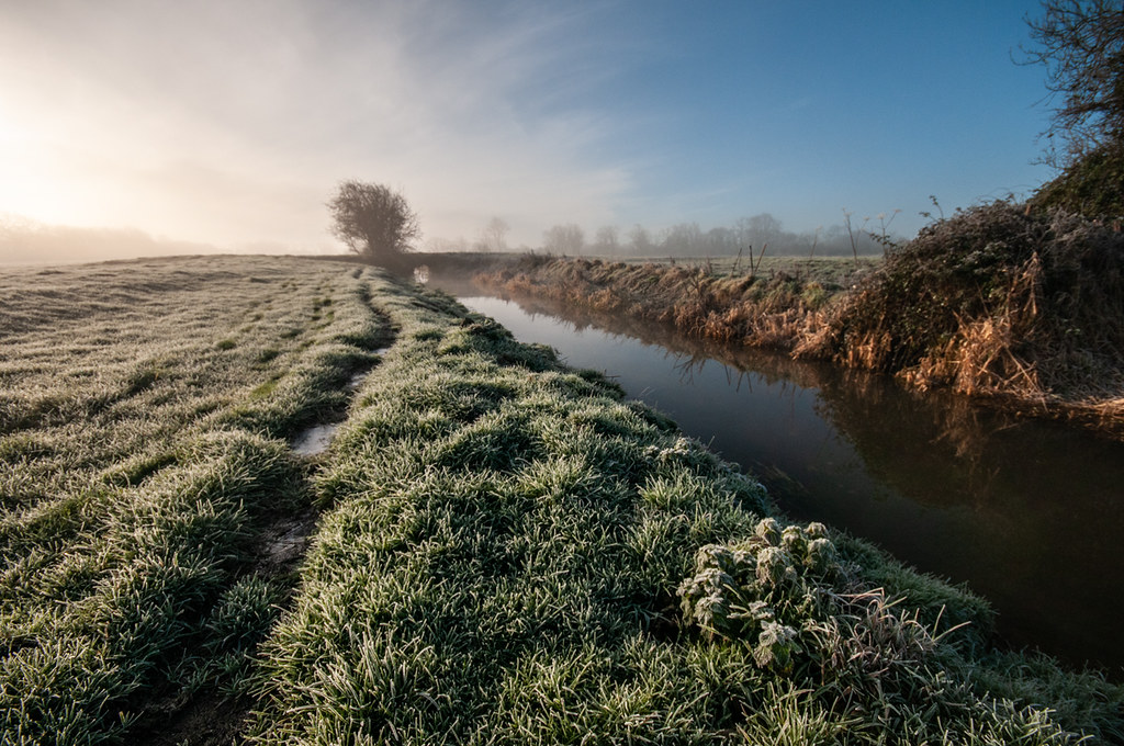 January Sunrise 11 Kenn, Somerset, England. © www.stevetho… Flickr