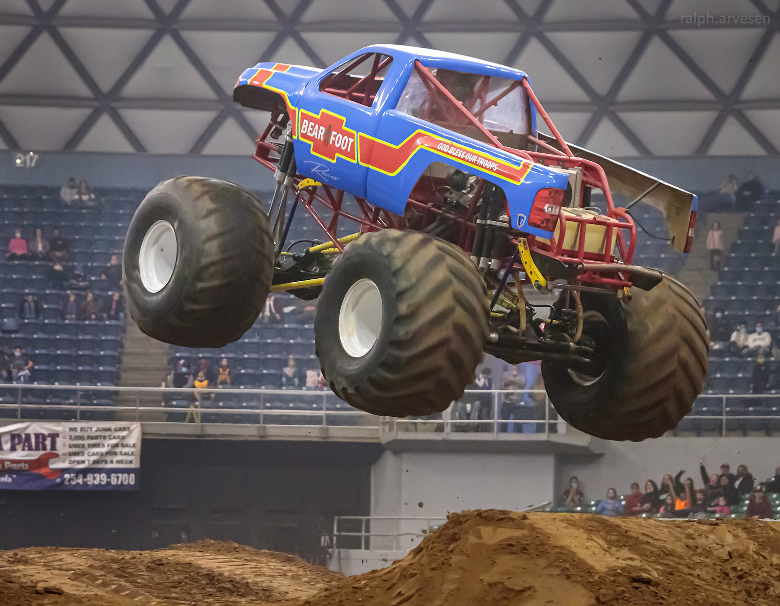 No Limits Monster Trucks at the Bell County Exposition Center in Belton