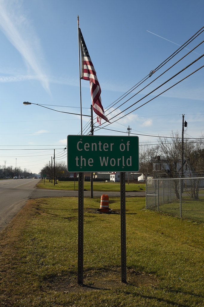 Sign Center of the World, Braceville, OH Bruce Gage Flickr