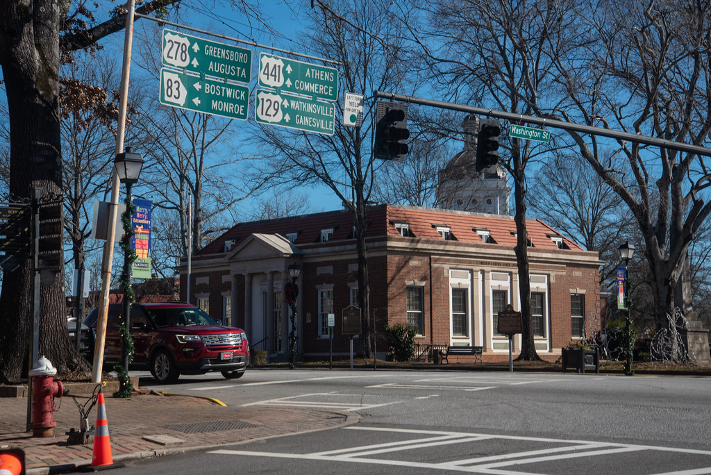 Main Street and the US Post Office Madison, ap0013 Flickr