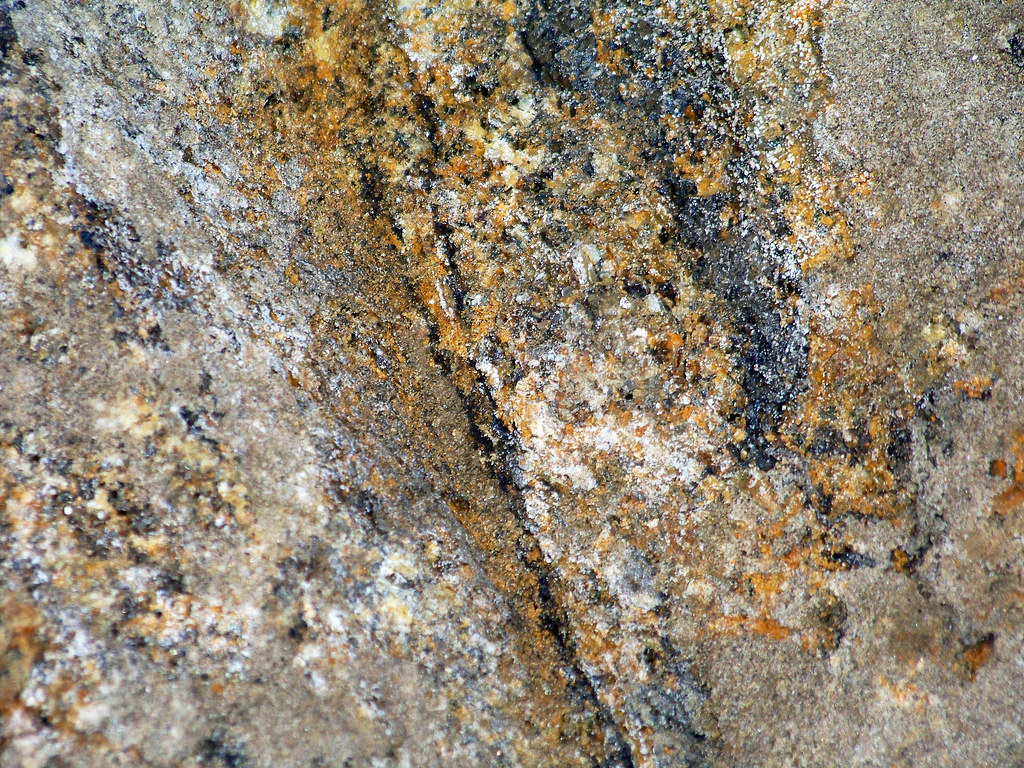 Hydrothermal vein in quartz monzonite (Orphan Girl Mine, Butte, Montana, USA) 2 a photo on