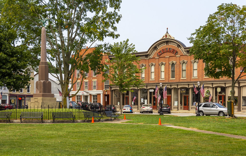 Civil War Monument & Kelley Block Milan, Ohio Brandon Bartoszek
