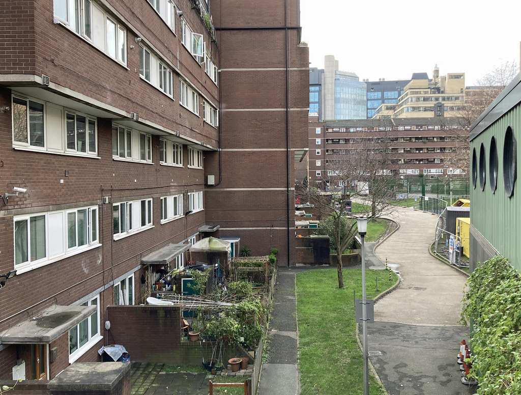 Mansell Street Estate 1970s housing estate, inexplicably w… Flickr