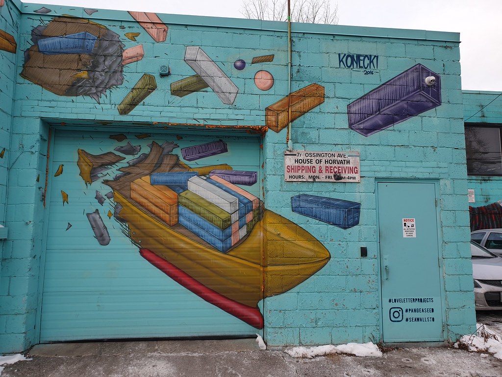 Garage Art 20210201 Dundas and Ossington Neighbourhood Don