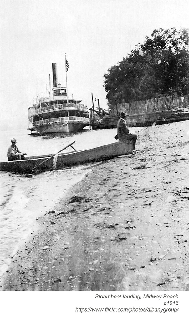 1916 steamboat landing midway beach menands a photo on Flickriver