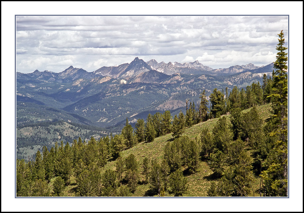 Idaho's white Cloud Mountains 1980 During a vacation in … Flickr