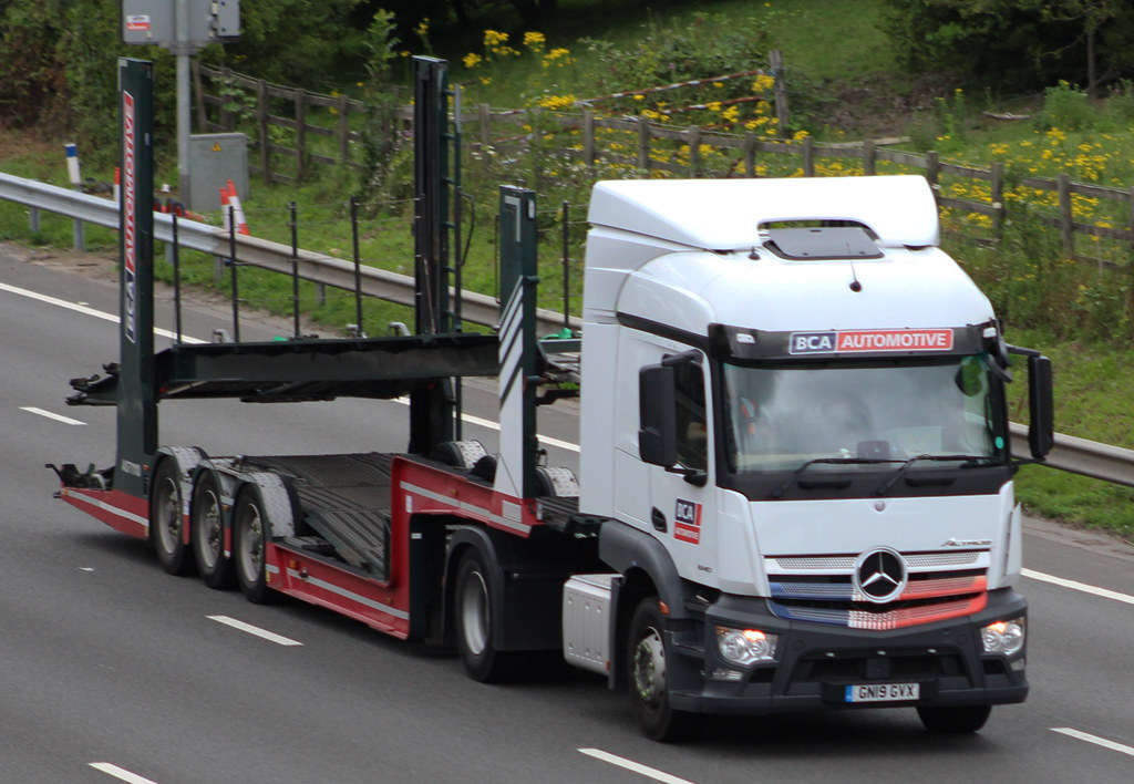 BCA GN19 GVX MERCEDES ACTROS & CAR TRANSPORTER Gantryboy Flickr