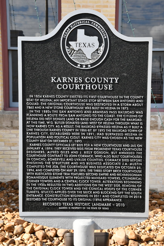 Karnes County Courthouse (Karnes City, Texas) Historic 189… Flickr