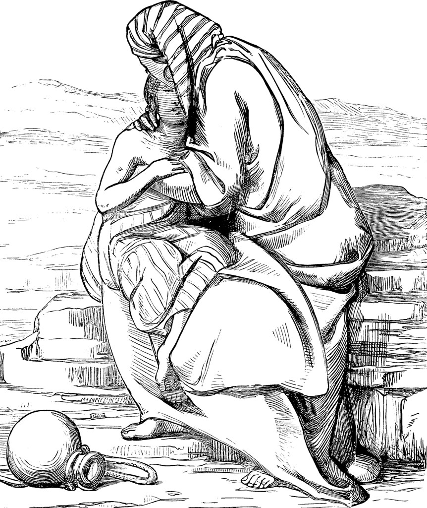 07 Genesis 21 Hagar and Ishmael Frank Zimmerman Flickr