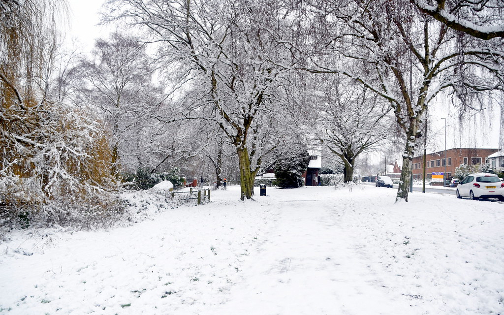 Snow.... Brookvale Park, Erdington, Birmingham, UK. Manoo Mistry