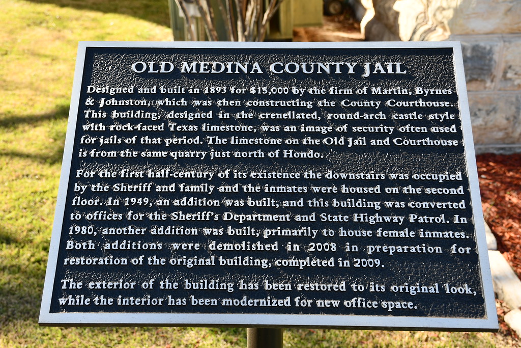Old Medina County Jail (Hondo, Texas) Historical marker fo… Flickr