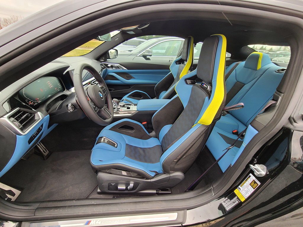 LCK BMW M Carbon Bucket Seat Bolster Protector Set