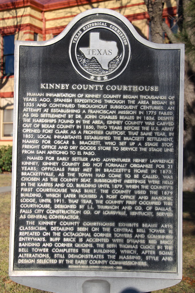 Kinney County Courthouse (Brackettville, Texas) Historical… Flickr