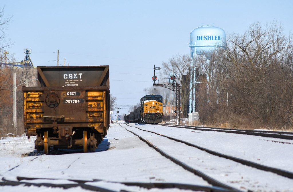 CSX Q50906 Deshler, Ohio Sunny skies, cold temperatures… Flickr
