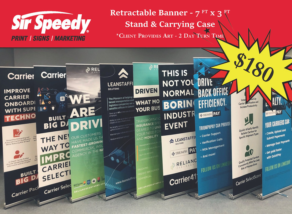 Retractable Banners Sir Speedy Jacksonville Flickr