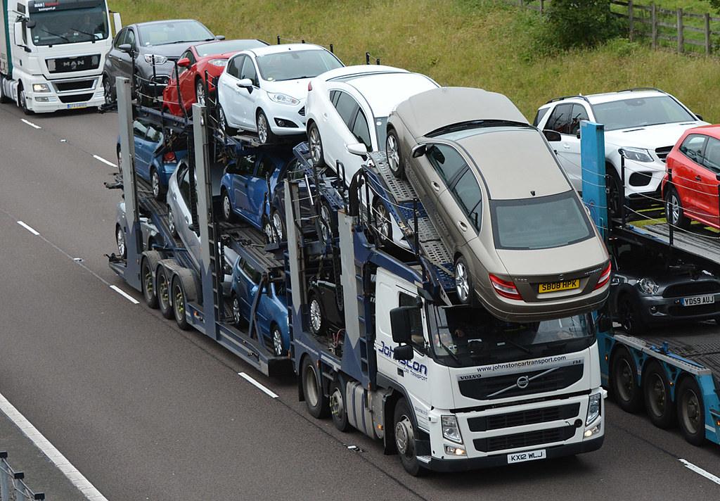 Johnston Car Transport KX12WLJ M74 Coatsgate 08/09/2020 Flickr