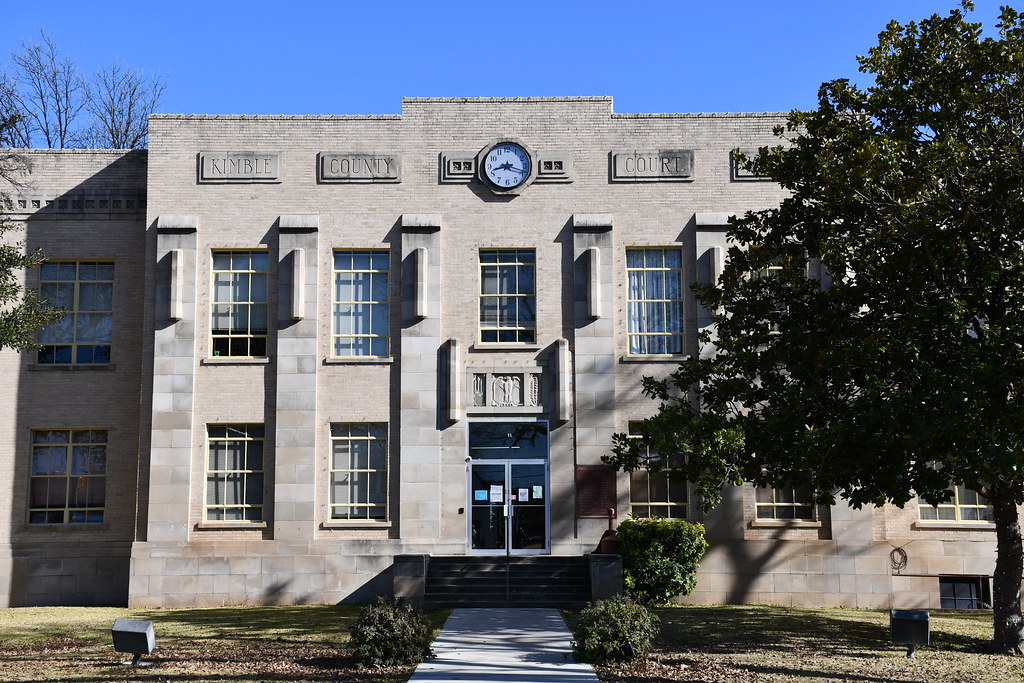 Kimble County Courthouse (Junction, Texas) Historic 1929 K… Flickr