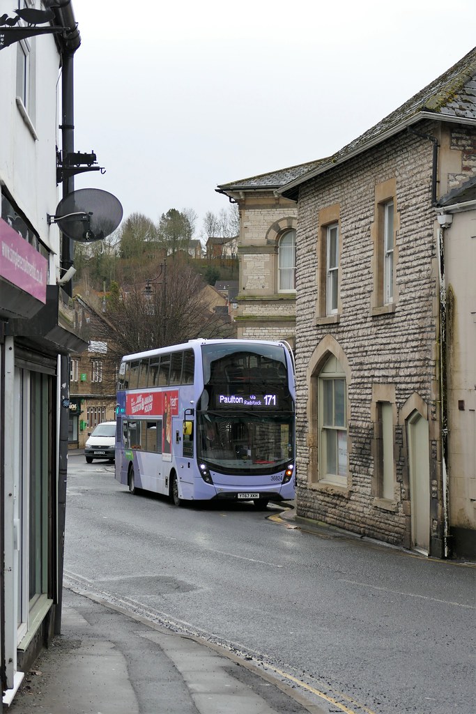 First 36824 YT67XKH In Midsomer Norton on a 171 to Paulton… Tim
