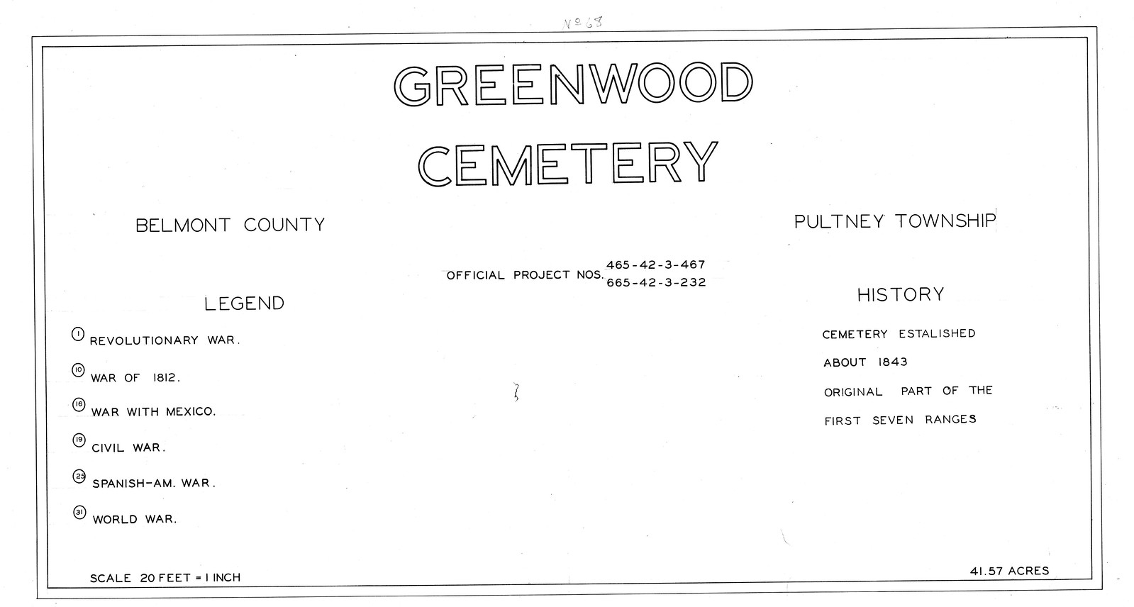 GREENWOOD CEMETERY PULTNEY TOWNSHIP BELMONT COUNTY OHIO WPA
