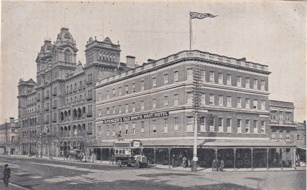 Spencer's Old White Hart Hotel on corner Bourke and Spring… Flickr
