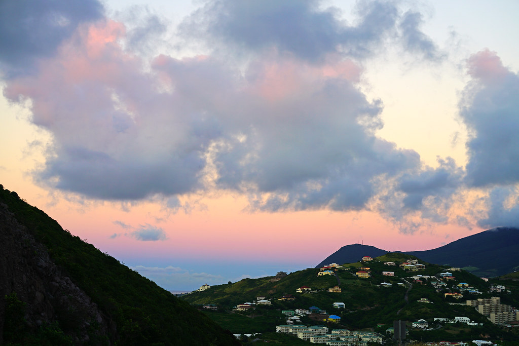 Bird Rock at dawn, Frigate Bay, St Kitts Andrey Sulitskiy Flickr