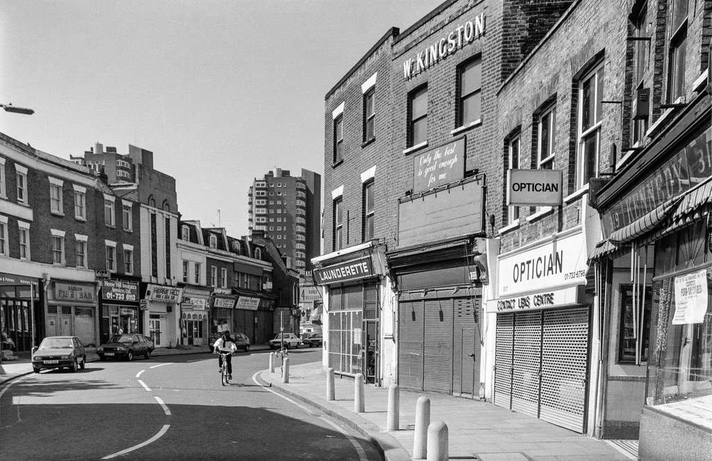 Shops, Railton Rd, Herne Hill, Lambeth, 1989 895f62 Flickr