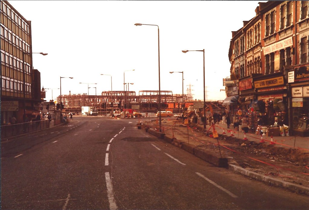 ilford lane with Sainsburys being built on Roden street Flickr