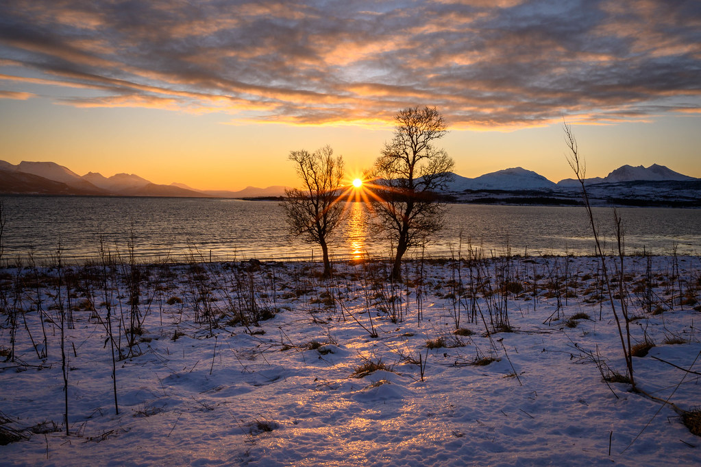 January sunset In late January the sun returned to Tromsø … Flickr