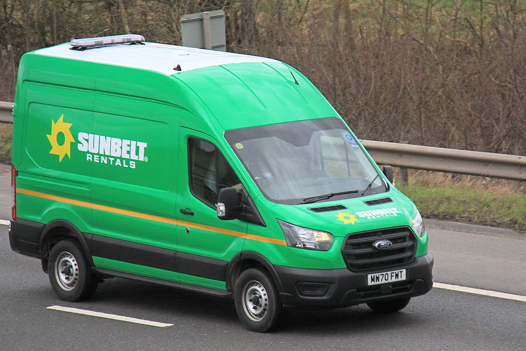 Sunbelt Rentals Van MW70 FWT 24th February 2021 Clive Featherstone